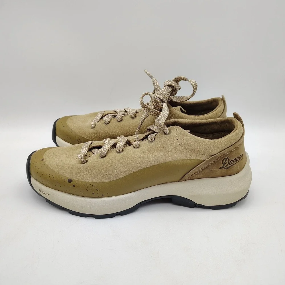 Danner Womens Caprine Low Suede Antique Bronze Hiking Walking Vibram Shoes 6.5
